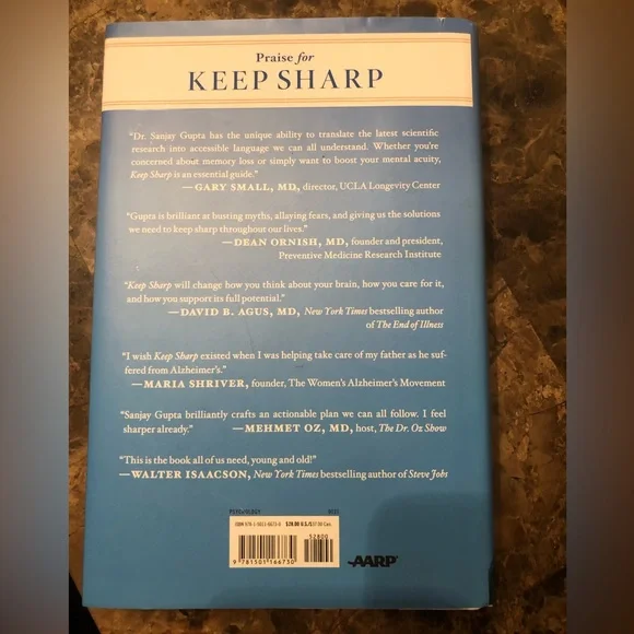 SANJAY GUPTA MD, KEEP SHARP, 12 week program. NWT - Picture 2 of 4